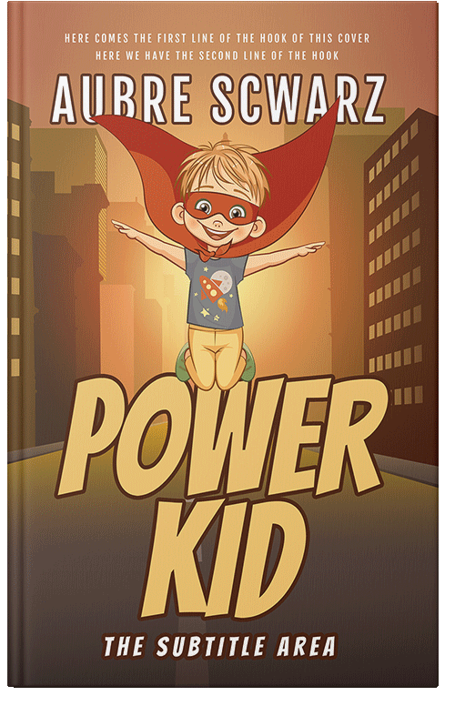 Front view of Premade Children's Book Cover - Nutmeg