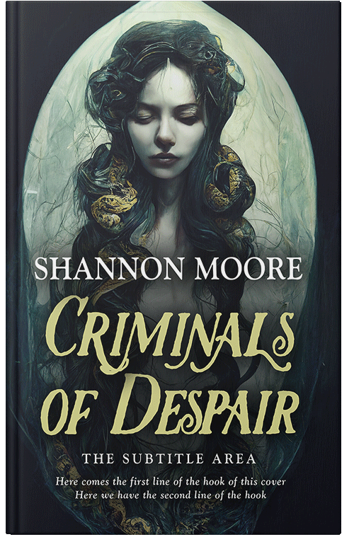 Front view of Premade Fantasy Book Cover - Coriander