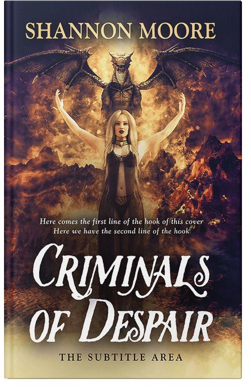 Front view of Premade Fantasy Book Cover - Tumbleweed