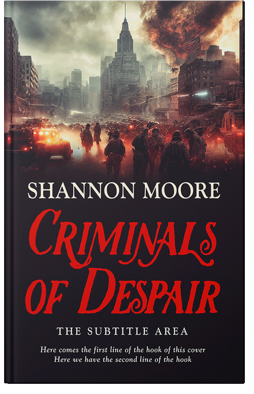 Front view of Premade Apocalyptica Book Cover - Japonica