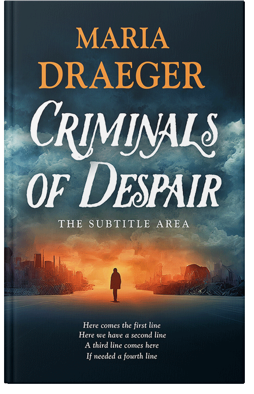 Front view of Premade Apocalyptica Book Cover - Mirage