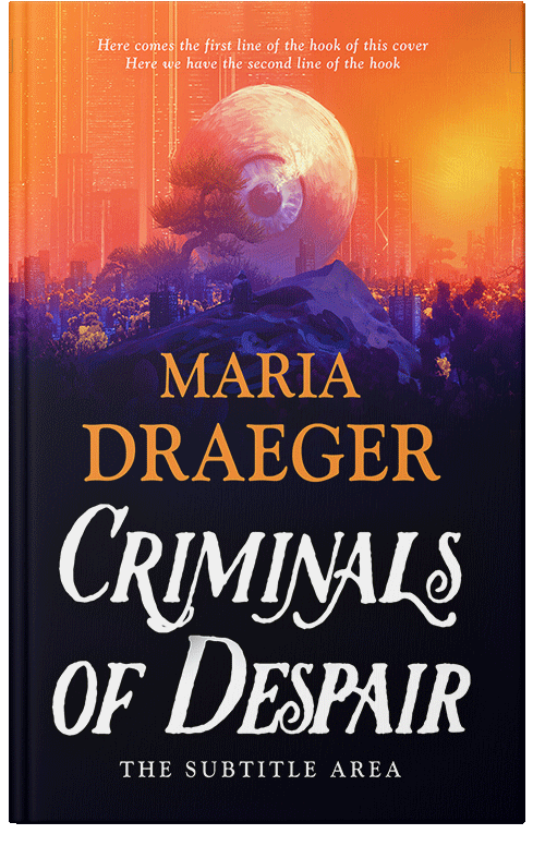 Front view of Premade Apocalyptica Book Cover - Jaffa