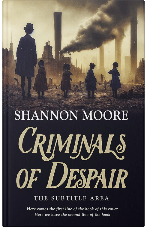 Front view of Premade Apocalyptica Book Cover - Yuma