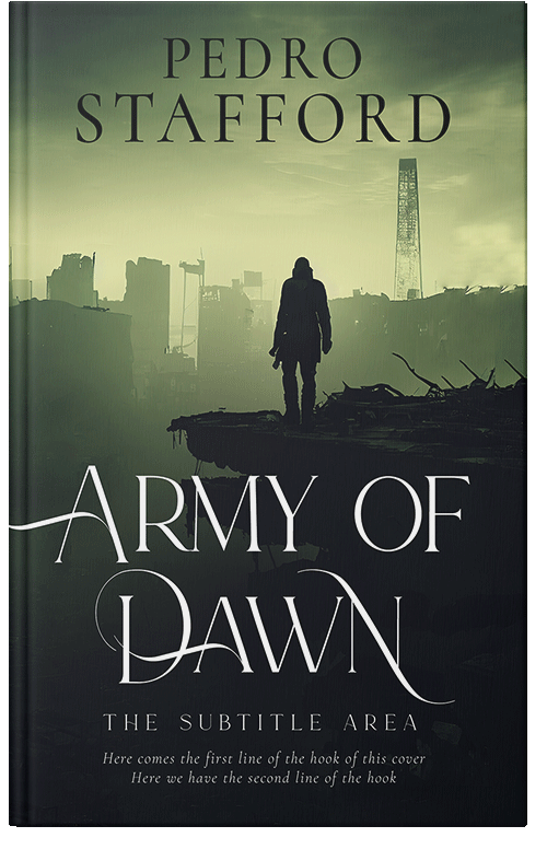 Front view of Premade Apocalyptica Book Cover - Pine Glade