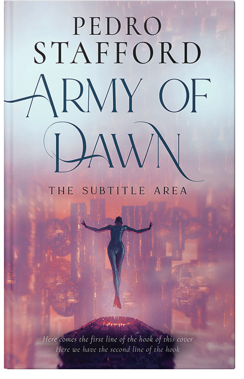 Front view of Premade Science Fiction Book Cover - Viola