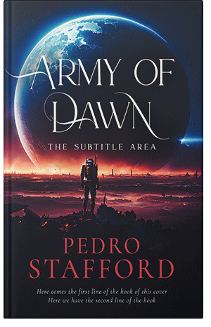 Premade Book Cover Steel Gray