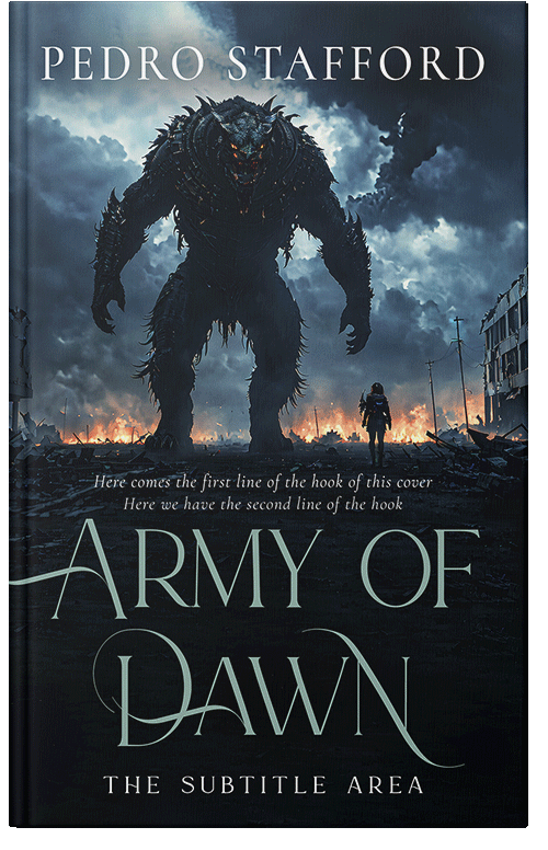 Front view of Premade Apocalyptica Book Cover - Mirage