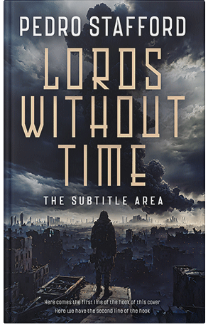 Premade Book Cover Steel Gray