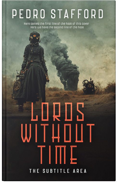 Front view of Premade Apocalyptica Book Cover - Tuatara