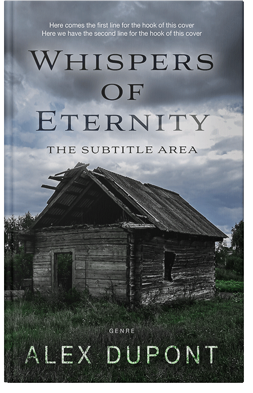 Front view of Premade Mystery & Thriller & Suspense Book Cover - Outer Space