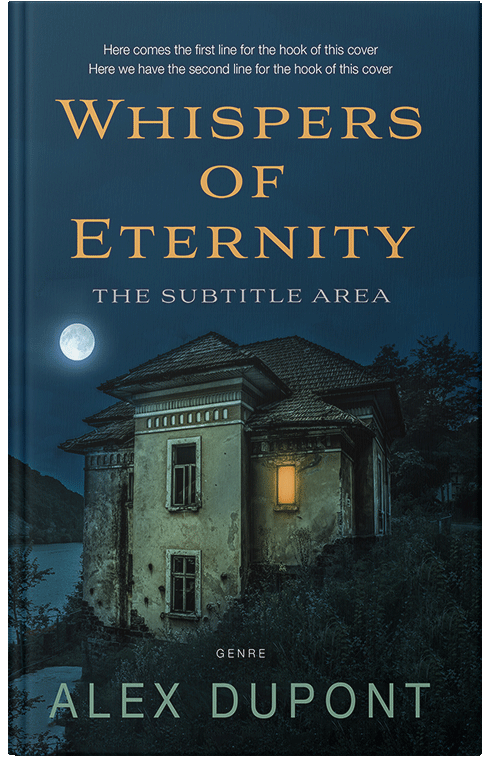 Front view of Premade Horror Book Cover - Firefly