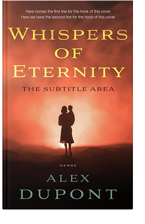 Pre Made Book Cover Red Damask