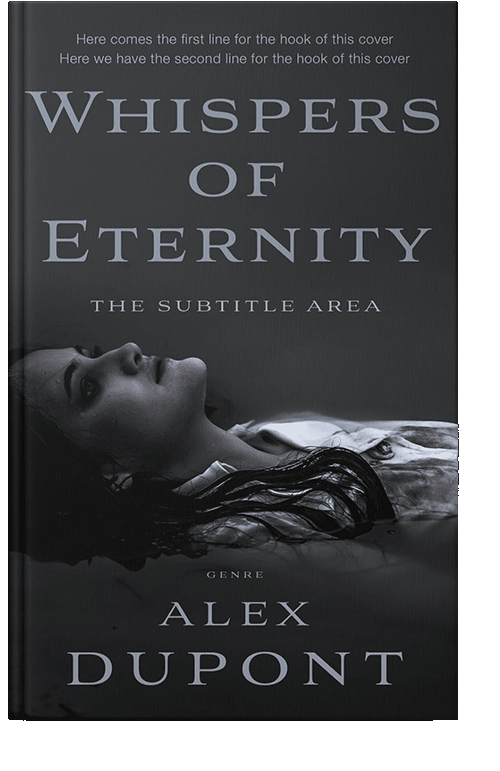 Front view of Shark #14628 - Premade Horror Book Cover