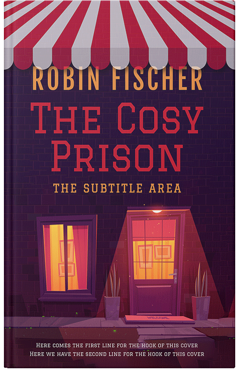 Front view of Premade Mystery & Thriller & Suspense Book Cover - Valentino