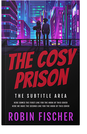 Pre Made Book Cover Maroon Flush