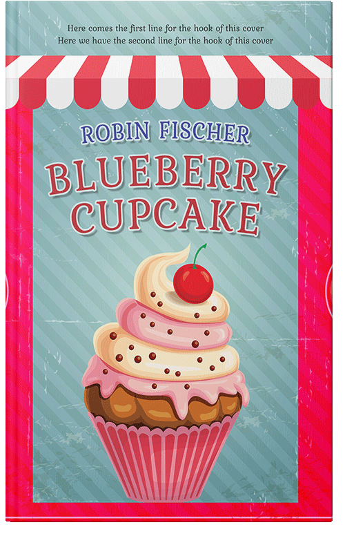 Front view of Premade Chick Lit Book Cover - Shadow Green