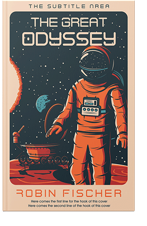 Pre Made Book Cover Ebony Clay