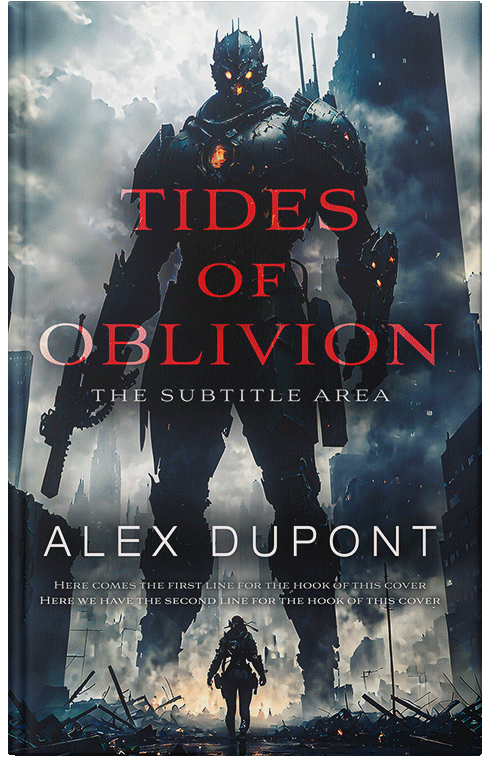 Front view of Premade Apocalyptica Book Cover - Cold Turkey