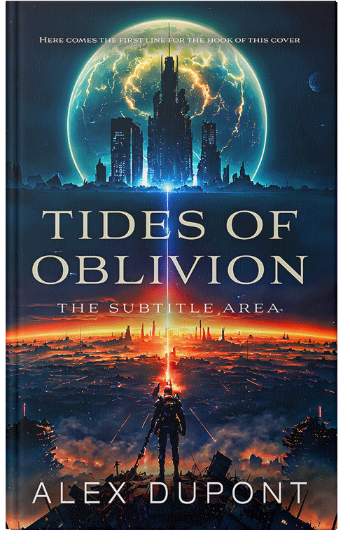 Front view of Premade Apocalyptica Book Cover - Big Stone