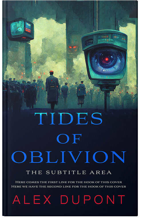 Front view of Premade Apocalyptica Book Cover - Firefly