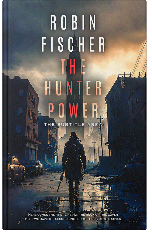 Front view of Premade Apocalyptica Book Cover - Tuna