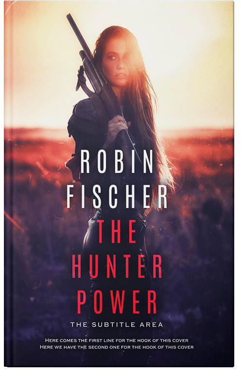 Front view of Premade Apocalyptica Book Cover - Mandys Pink