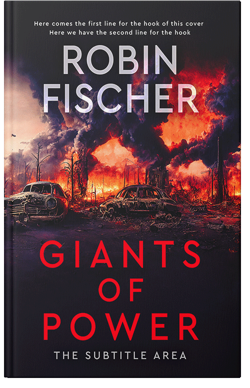 Front view of Premade Apocalyptica Book Cover - Roman