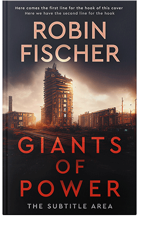 Pre Made Book Cover Burning Sand