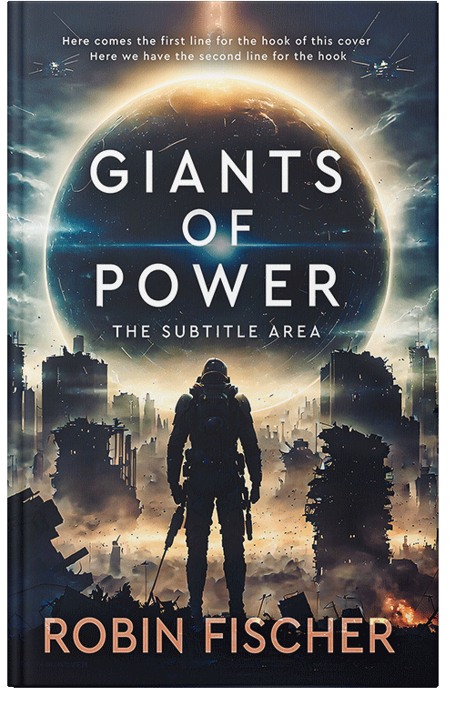 Front view of Premade Apocalyptica Book Cover - Akaroa