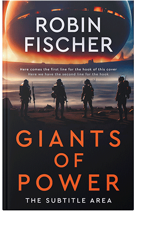 Pre Made Book Cover Burning Sand