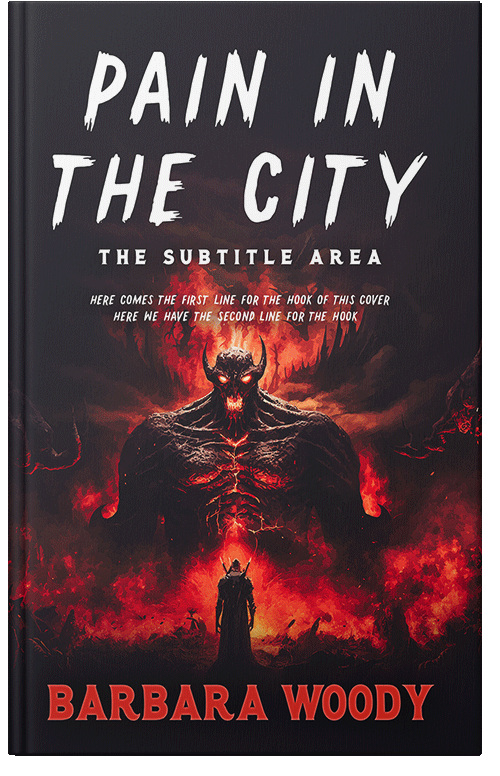 Front view of Premade Horror Book Cover - Thunder