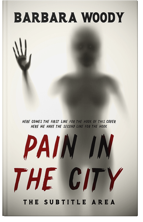 Front view of Premade Horror Book Cover - Dune