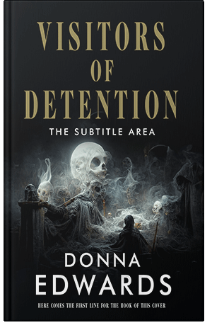 Premade Book Cover Gray Olive