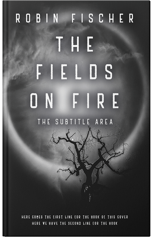 Front view of Premade Horror Book Cover - Tuna