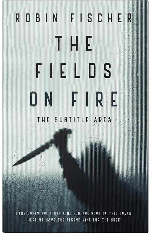 Front view of Premade Mystery & Thriller & Suspense Book Cover - Ebony Clay