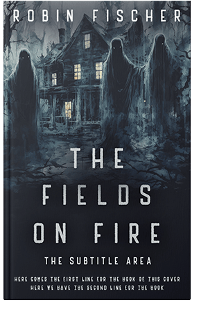 Pre Made Book Cover Ebony Clay