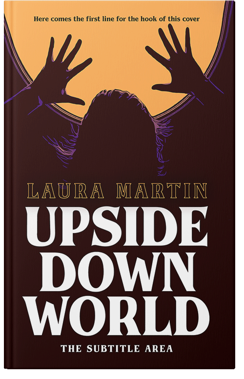 Front view of Premade Horror Book Cover - Rajah