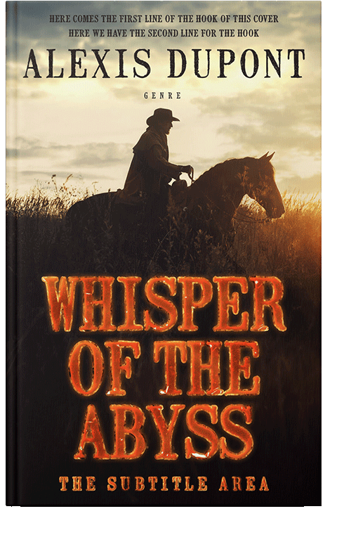 Front view of Tamarind #14740 - Premade Action & Adventure Book Cover