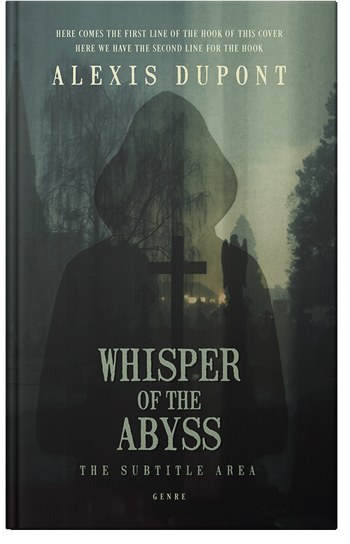 Front view of Premade Horror Book Cover - Heavy Metal