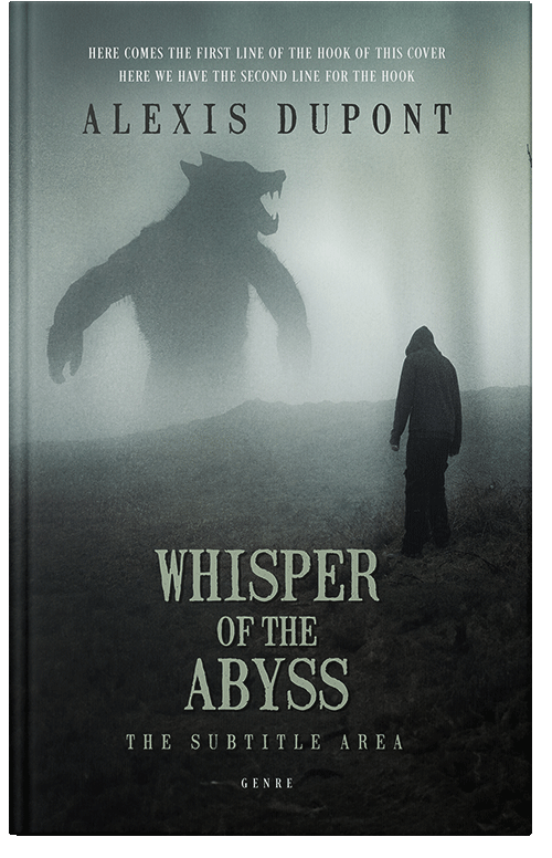 Front view of Premade Horror Book Cover - Outer Space