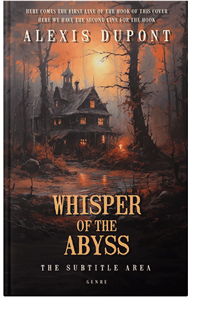 Pre Made Book Cover Cocoa Brown