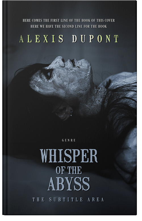 Front view of Premade Horror Book Cover - Woodsmoke