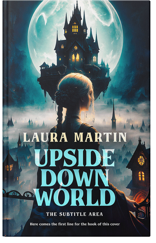 Front view of Premade Horror Book Cover - Pumice