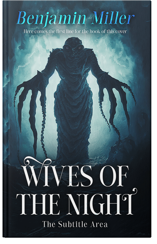 Front view of Premade Horror Book Cover - Big Stone