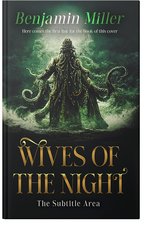 Front view of Premade Fantasy Book Cover - Heavy Metal