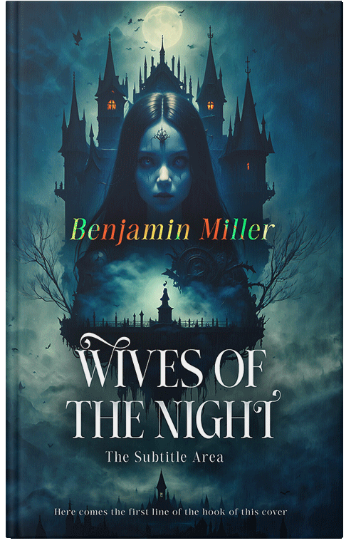 Front view of Premade Horror Book Cover - Elephant