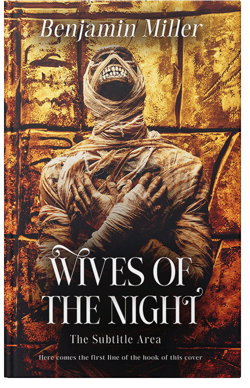 Front view of Premade Horror Book Cover - Gondola