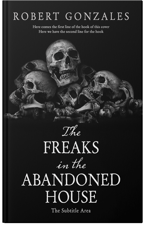 Front view of Premade Horror Book Cover - Cod Gray