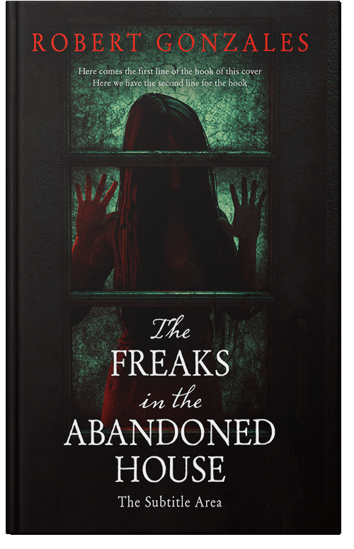 Front view of Premade Horror Book Cover - Rangoon Green