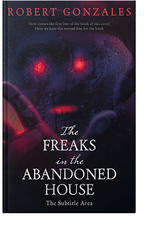 Pre Made Book Cover Ebony